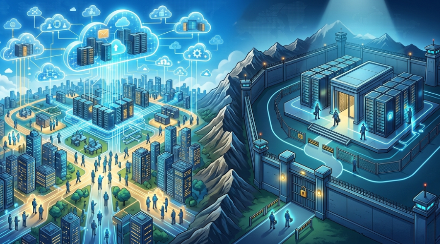 cloud privé cloud public