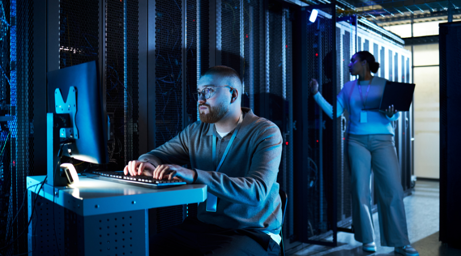 baie de stockage data center
